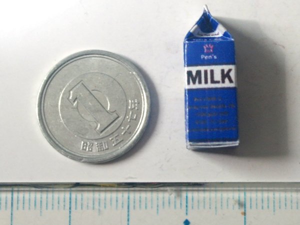 ミニチュア　1/12サイズのパッケージ