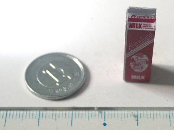 ミニチュア　1/12サイズのパッケージ