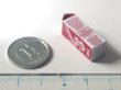 ミニチュア　1/12サイズのパッケージ