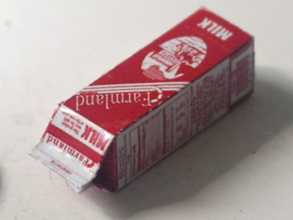 ミニチュア　1/12サイズのパッケージ