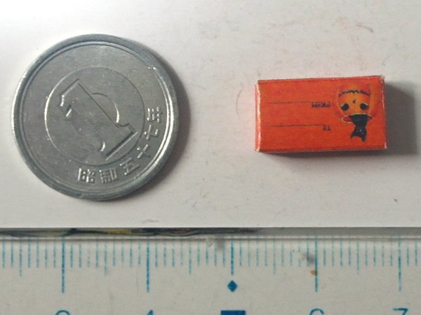 ミニチュア　1/12サイズのパッケージ