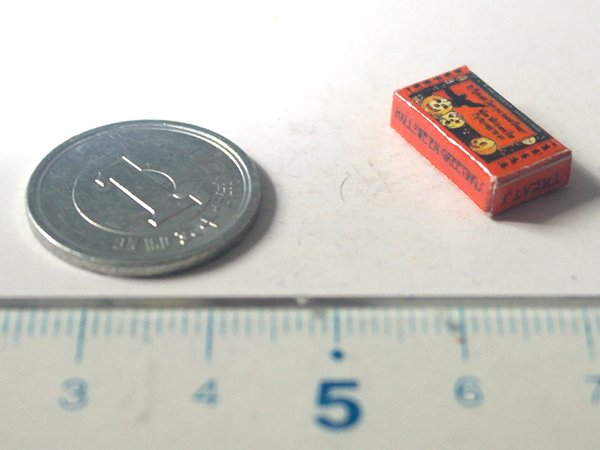 ミニチュア　1/12サイズのパッケージ