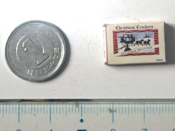 ミニチュア　1/12サイズのパッケージ