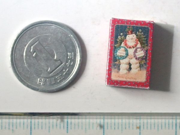 ミニチュア　1/12サイズのパッケージ