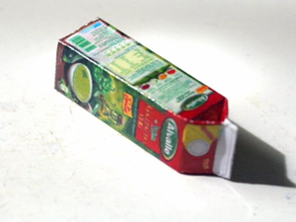 ミニチュア　1/12サイズのパッケージ