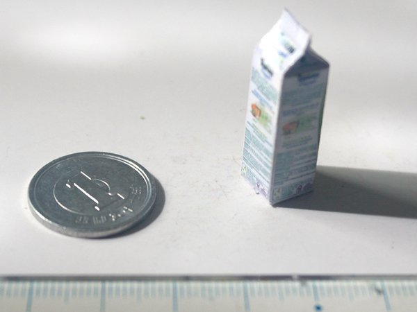 ミニチュア　1/12サイズのパッケージ