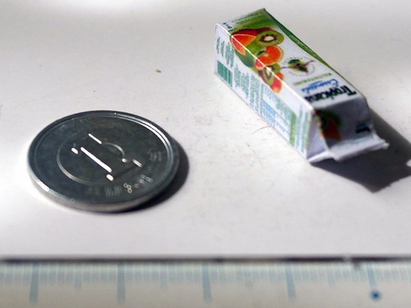 ミニチュア　1/12サイズのパッケージ