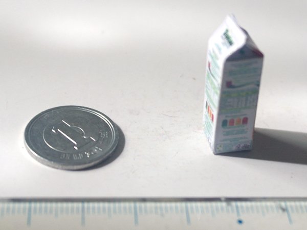 ミニチュア　1/12サイズのパッケージ