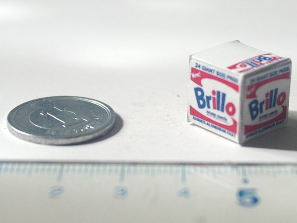 ミニチュア　1/12サイズのパッケージ
