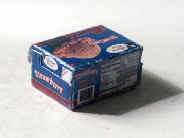 ミニチュア　1/12サイズのパッケージ