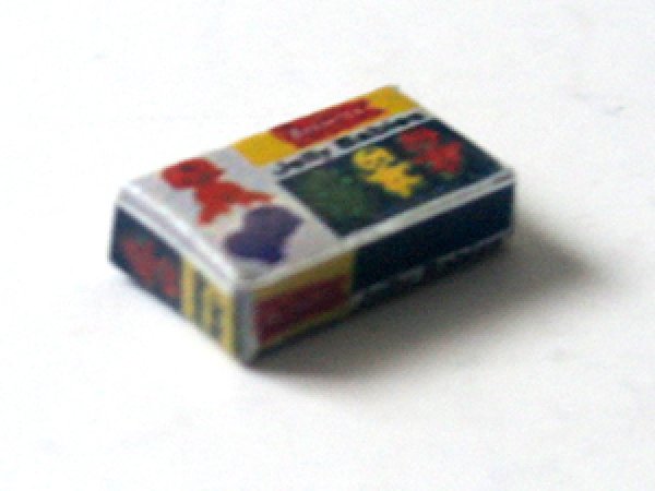 ミニチュア　1/12サイズのパッケージ