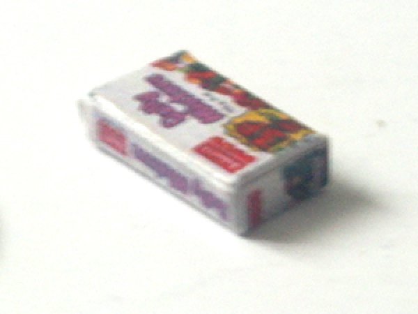 ミニチュア　1/12サイズのパッケージ