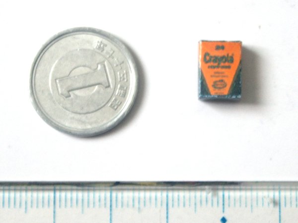 ミニチュア　1/12サイズのパッケージ