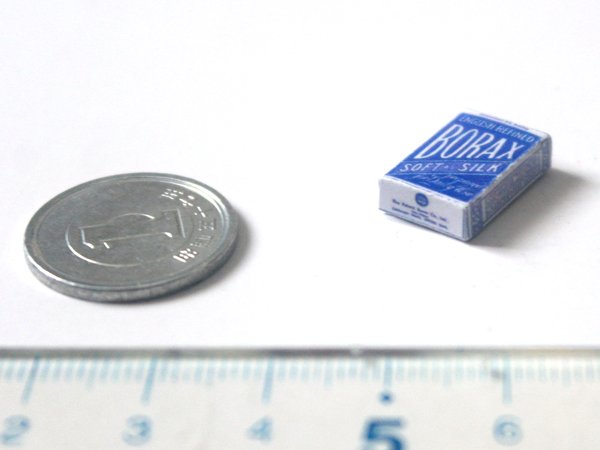 ミニチュア　1/12サイズのパッケージ