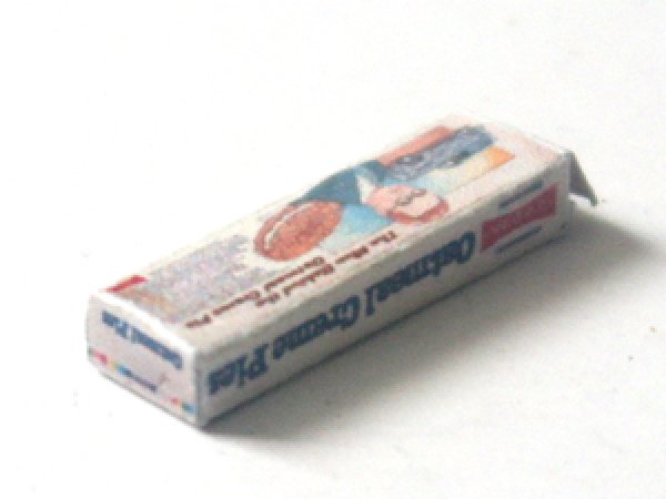 ミニチュア　1/12サイズのパッケージ