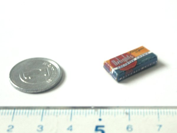 ミニチュア　1/12サイズのパッケージ