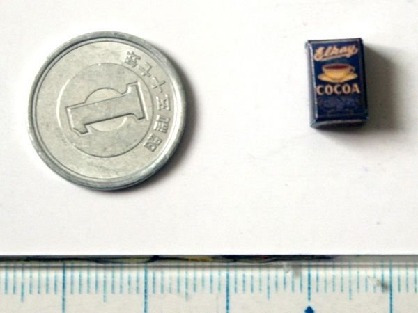 ミニチュア　1/12サイズのパッケージ