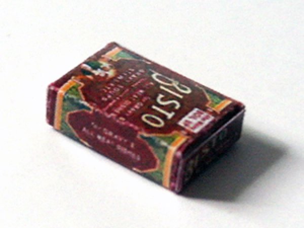 ミニチュア　1/12サイズのパッケージ