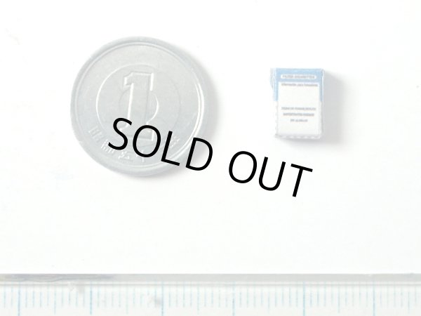 ミニチュア　1/12サイズのパッケージ