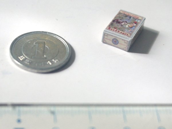 ミニチュア　1/12サイズのパッケージ
