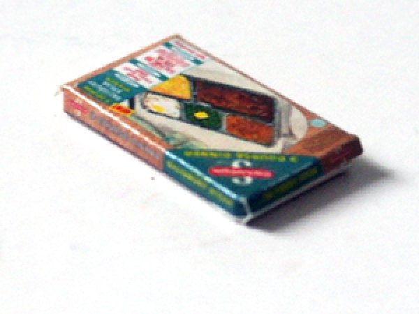 ミニチュア　1/12サイズのパッケージ