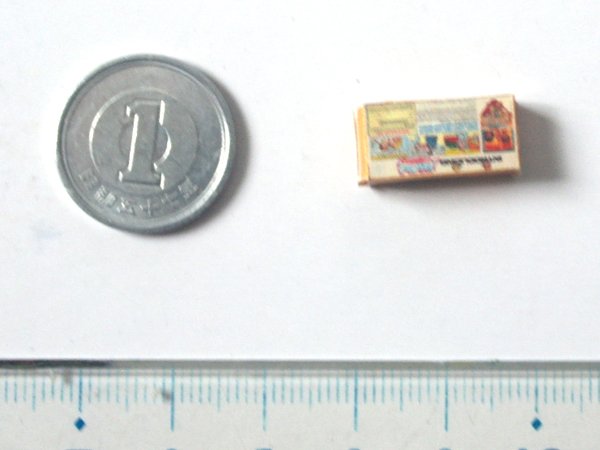 ミニチュア　1/12サイズのパッケージ