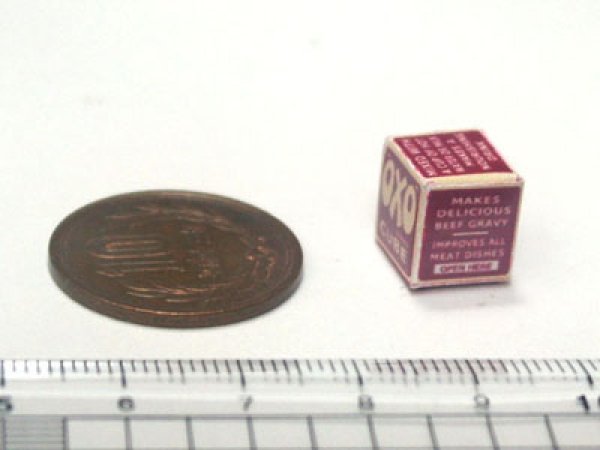 ミニチュア　1/12サイズのパッケージ