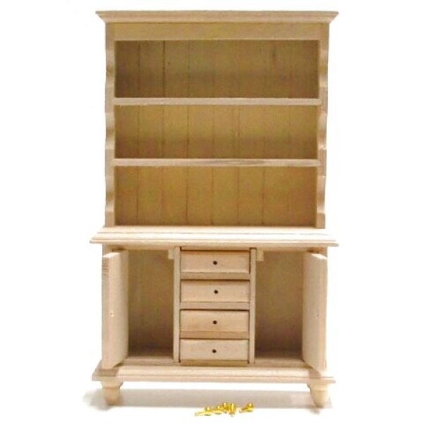 画像3: ドレッサー（飾り棚）　未塗装 (3)