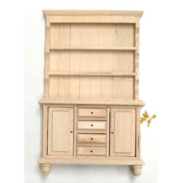 画像6: ドレッサー（飾り棚）　未塗装 (6)