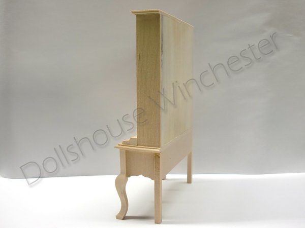 画像3: ドレッサー（食器飾り棚）　クィーン・アン　未塗装 (3)