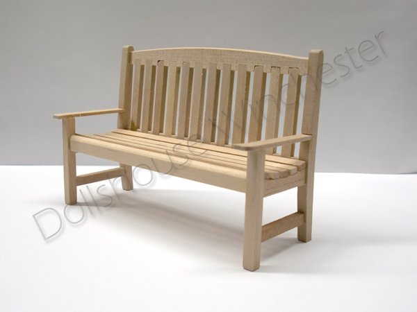 画像1: ガーデン　ベンチ　未塗装 (1)