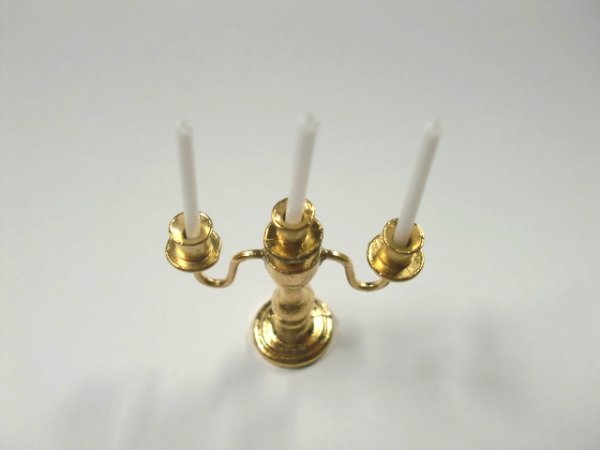 画像4: キャンドル　スタンド　燭台(3本） (4)