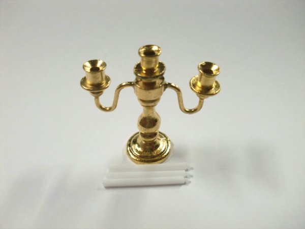 画像5: キャンドル　スタンド　燭台(3本） (5)