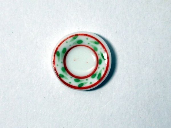 画像1: サラダ・ディッシュ 19mm Green Leaf (1)