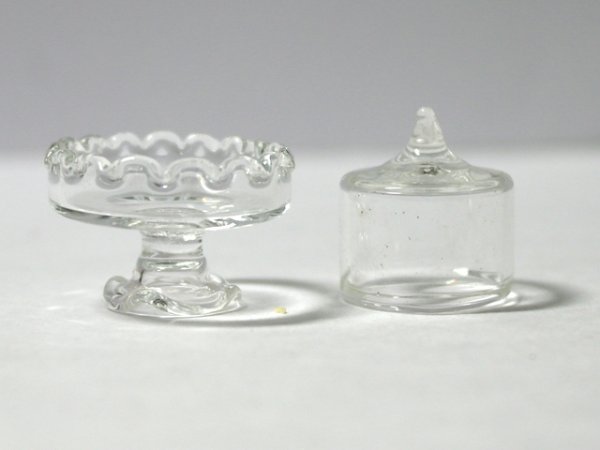 画像2: ガラス　ケーキスタンド＆ドーム (2)