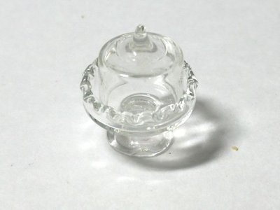 画像1: ガラス　ケーキスタンド＆ドーム