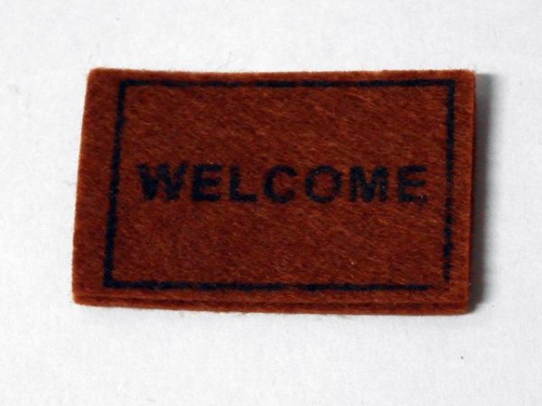 画像1: 玄関マット　Welcome (1)