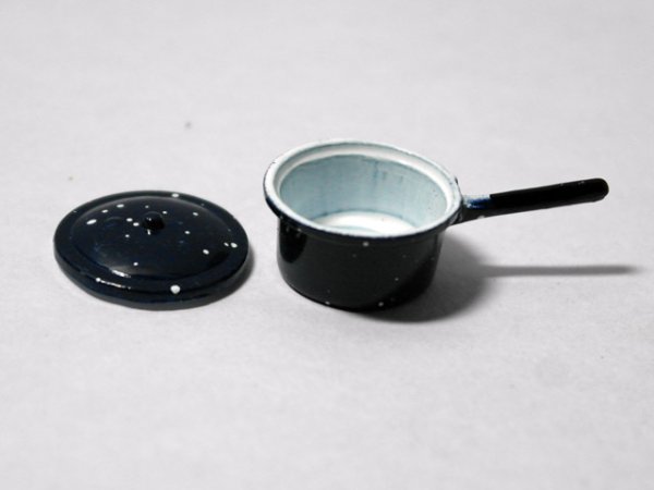 画像3: ソースパン（鍋）　大　エナメル・ブルー (3)