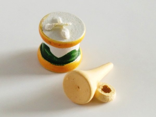 画像3: 木のおもちゃ　たいこ、ラッパ　セット (3)