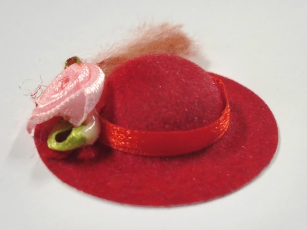 画像4: 帽子(赤色） (4)