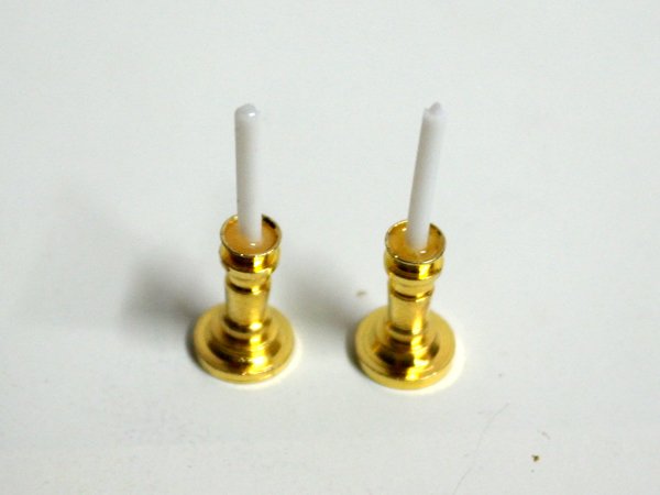 画像2: キャンドル・スティック　ペア（2本） (2)