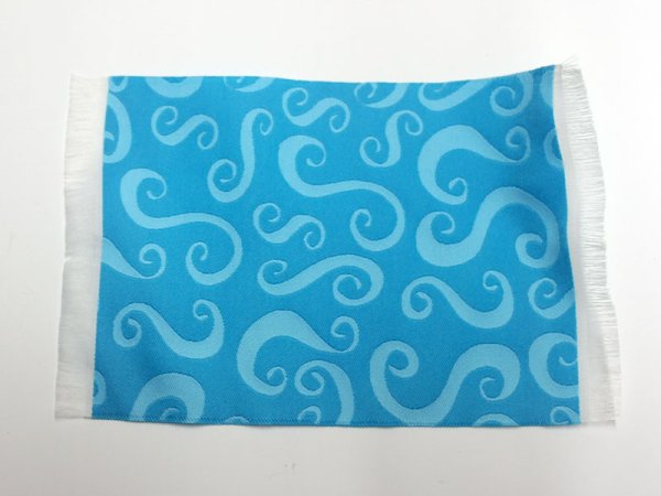 1/12サイズのドールハウス用ミニチュアラグ　リバーシブルです