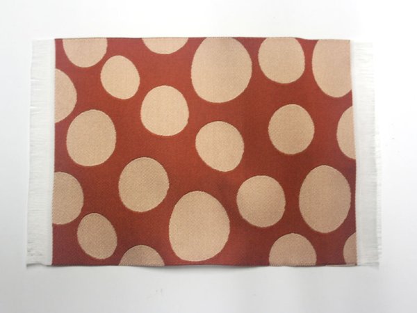 1/12サイズのドールハウス用ミニチュアラグ　リバーシブルです