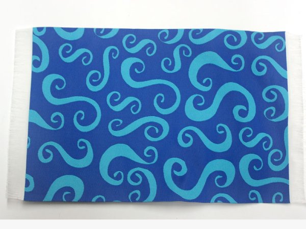 1/12サイズのドールハウス用ミニチュアラグ　リバーシブルです