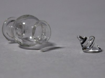 画像2: ガラス　蓋付ジャー　1個