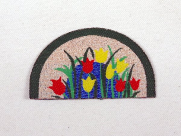 画像1: ラグ　半円型 (1)