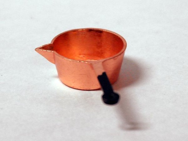 画像2: 銅　ソースパン（片手鍋）　大 (2)