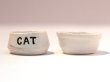 画像1: キャット用　フード＆ウォーター・ボウル（餌・水入れ） (1)