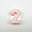 画像1: バースデー　ケーキ　”２”　ピンク (1)