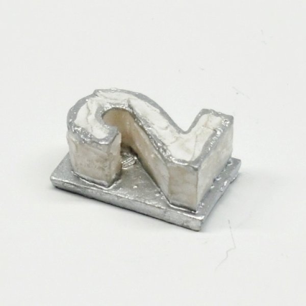 画像4: バースデー　ケーキ　”２”　シルバー (4)